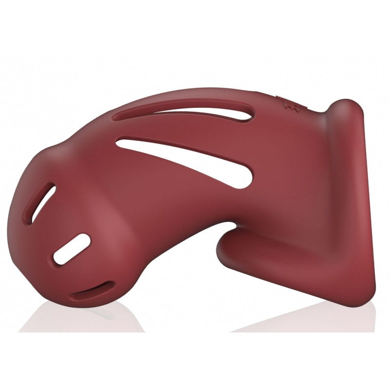 MANCAGE Cage de chasteté ManCage Modèle 28 - 9.5 x 3.5cm Rouge